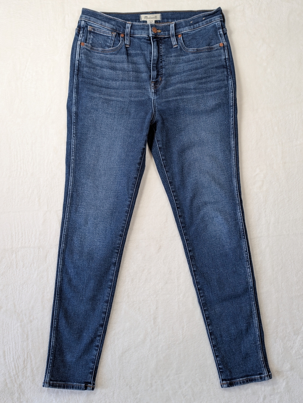 Madewell 10" High-Rise Skinny Jeans in Kingston Wash - Size 29